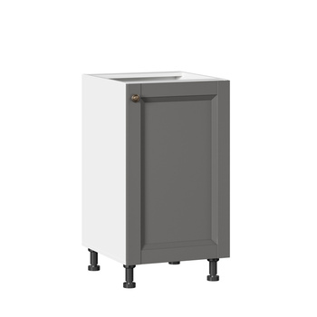 Амели-3 Тумба кухонная 450 Белый-Оникс серый