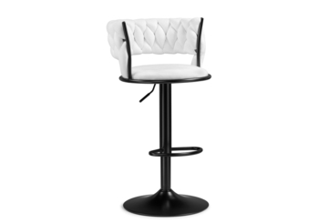 Барный стул Lotus white - black