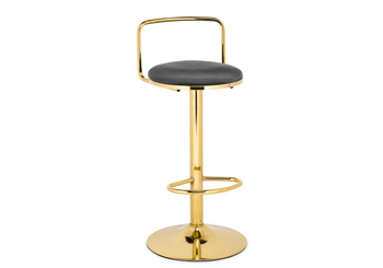 Барный стул Lusia dark gray - gold