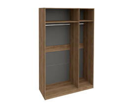 Каркас шкафа комбинированного с 3 дверями тип 1 ТД 100.07.43(1) Лео