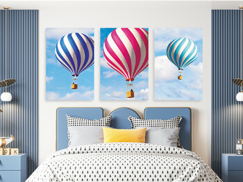 Комплект из 3-х постеров Воздушный шар