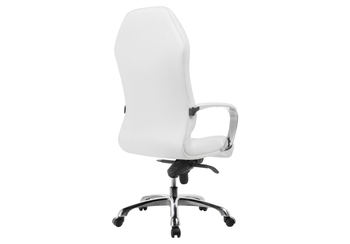 Компьютерное кресло Damian white - satin chrome