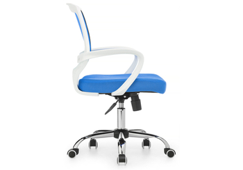 Компьютерное кресло Ergoplus белое - голубое