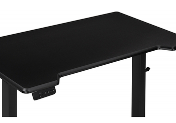 Компьютерный стол Маркос с механизмом подъема 120х75х75 черный - шагрень черная