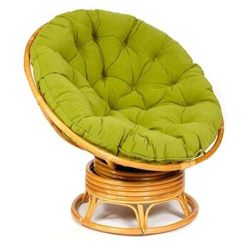 Кресло - качалка PAPASAN w 23 - 01 B - с подушкой - Honey (мед)