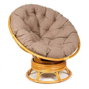 Кресло - качалка PAPASAN w 23 - 01 B - с подушкой - Honey (мед)