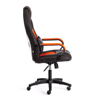 Кресло DRIVER (22) черный - оранжевый