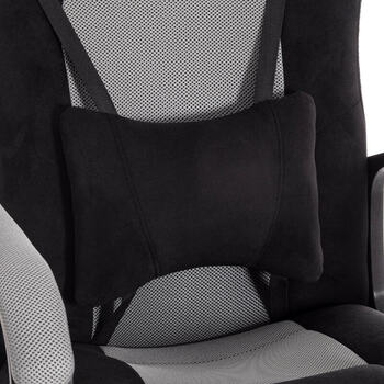 Кресло DRIVER (22) черный - серый