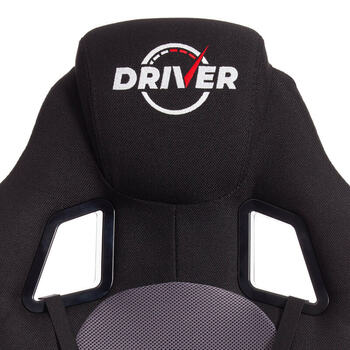 Кресло DRIVER (22) черный - серый