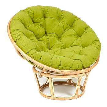 Кресло PAPASAN ECO P115 - 1 - SP STD - c подушкой, ремешками - natural (натуральный)