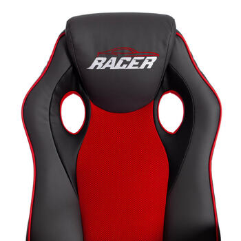 Кресло RACER GT new металлик - красный