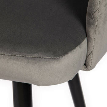Кресло VALKYRIA (mod. 711) серый barkhat 26 - черный