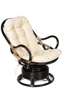Кресло вращающееся FLORES 5005 - без подушки - Античный коричневый