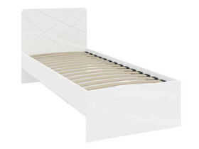 Кровать (800) Абрис ПМ-332.01 исп.2 Белый глянец