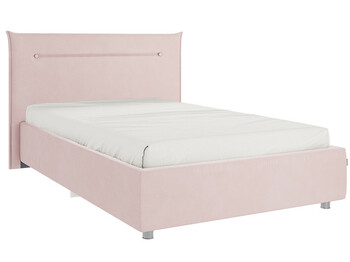 Кровать Альба 1200 нежно-розовый