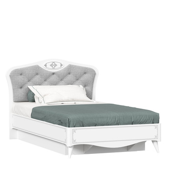 Кровать полутороспальная Элис 1200 с подъёмным механизмом Белый