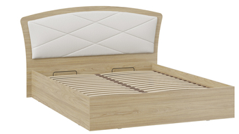 Кровать Сэнди Тип 1 с подъемным механизмом без заглушины Вяз благородный, Белый