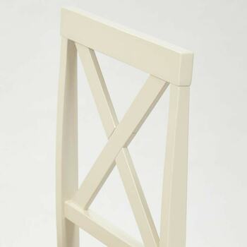 Обеденный комплект эконом Хадсон (стол , 4 стула) - Hudson Dining Set ivory white (слоновая кость)