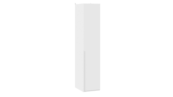 Шкаф для белья с 1 глухой дверью Порто 580 Белый Жемчуг, Белый софт