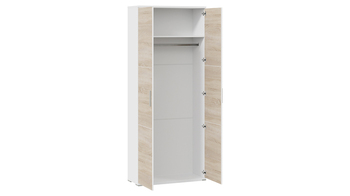 Шкаф для одежды Успех-2 Дуб Сонома, Белый