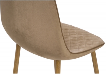 Стул Capri dark beige - wood