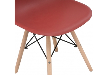 Стул Eames PC - 015 bordeaux