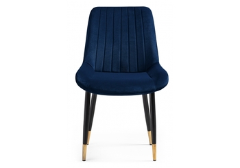 Стул Seda 1 dark blue - gold - black